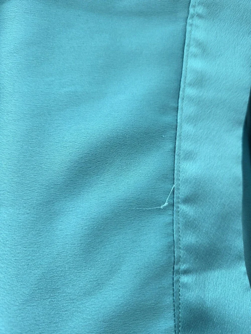 New! Emerald Satin Ruffle Skirt